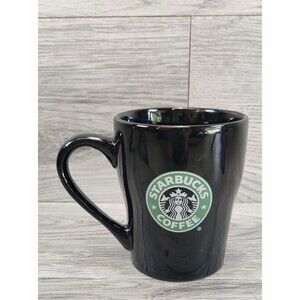 Starbucks Coffee Cup Mug Black With Starbucks Logo 8 oz 2008